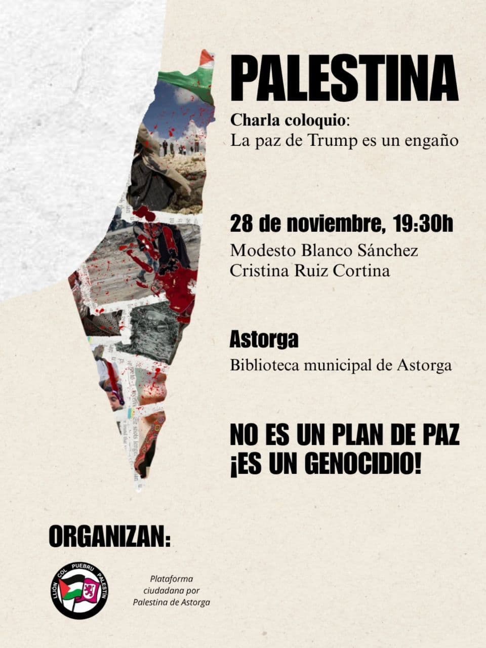 NO ES UN PLAN DE PAZ ¡ES UN GENOCIDIO!