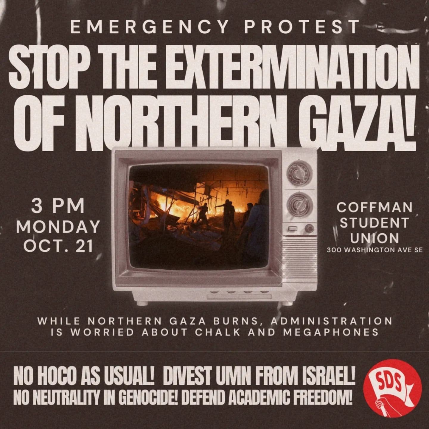 STOP THE EXTERMINATION OF NORTHERN GAZA!