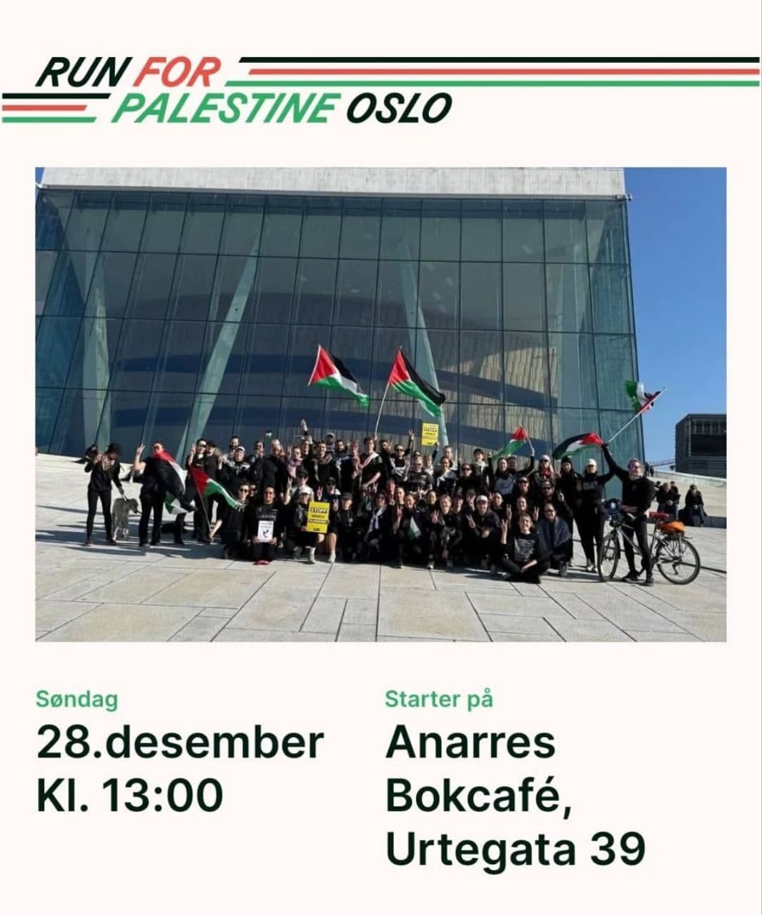 RUN FOR PALESTINE OSLO