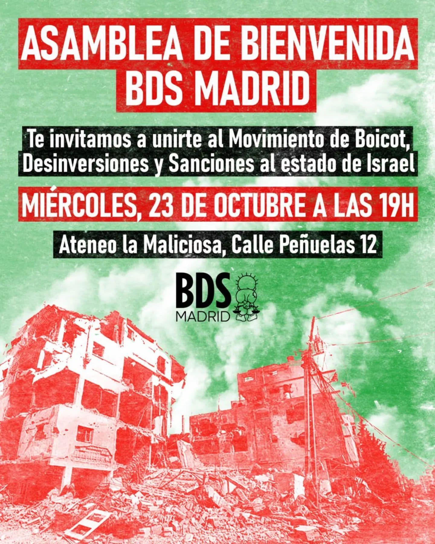 ASAMBLEA DE BIENVENIDA BDS MADRID