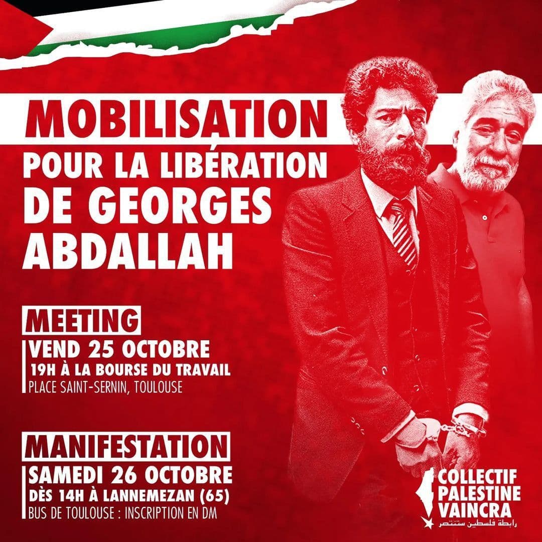 MOBILISATION POUR LA LIBÉRATION DE GEORGES ABDALLAH