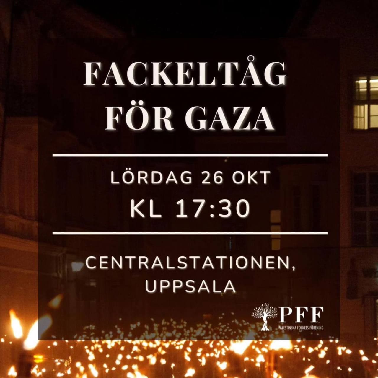 FACKELTAG FÖR GAZA