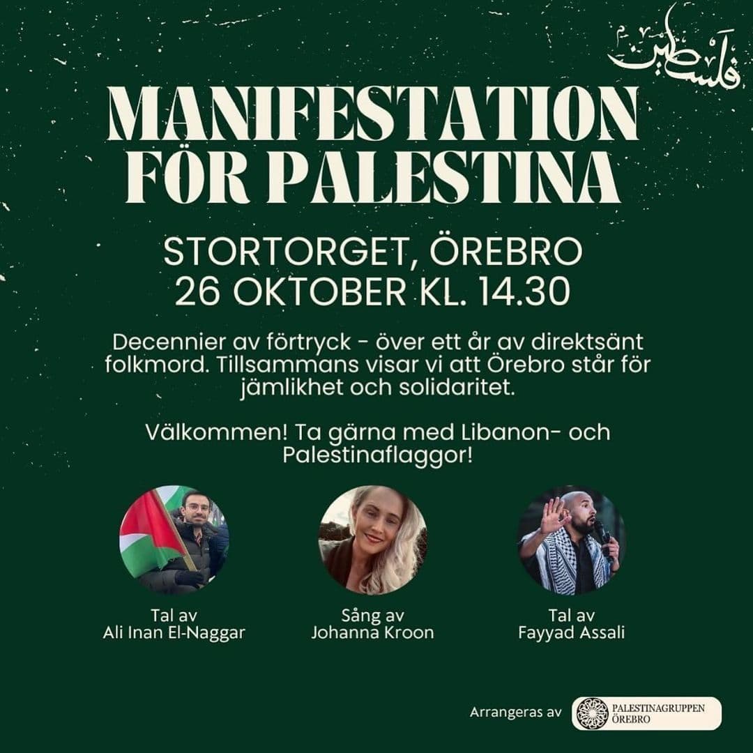 MANIFESTATION FOR PALESTINA