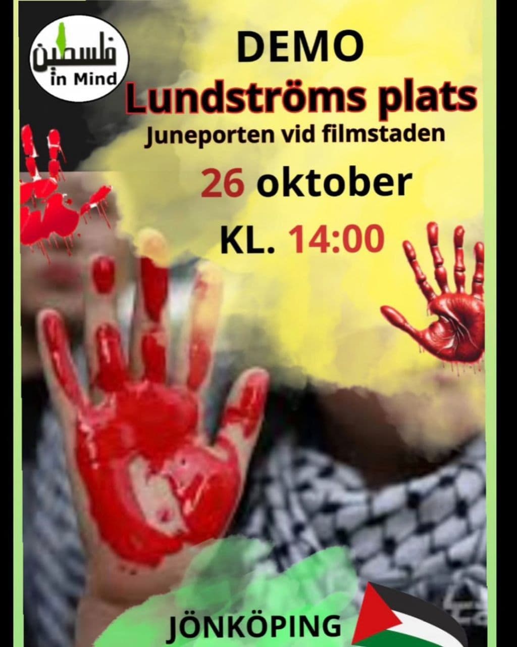 DEMO in Mind Lundströms plats Juneporten vid filmstaden