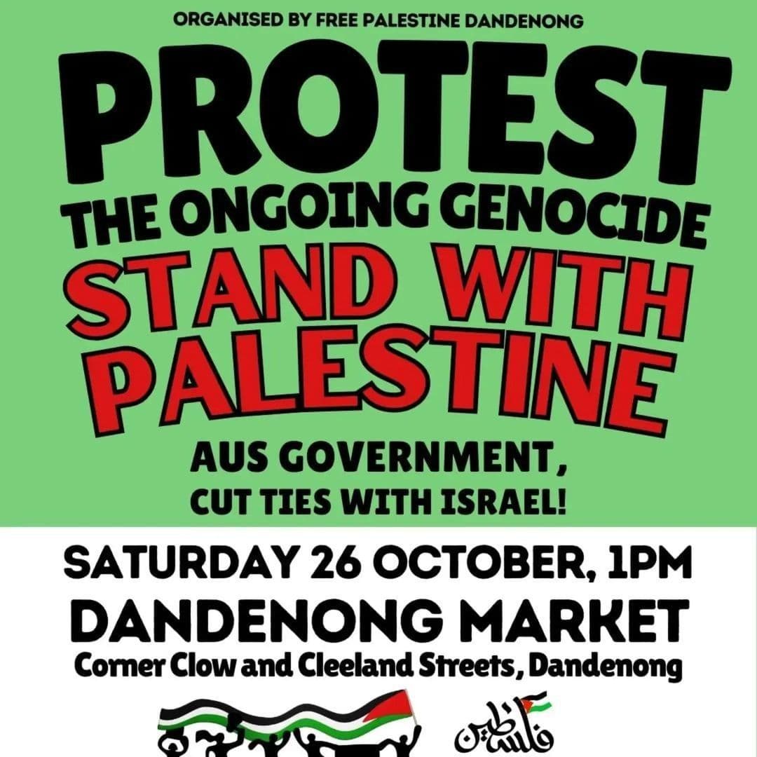 PROTEST THE ONGOING GENOCIDE STAND WITH PALESTINE