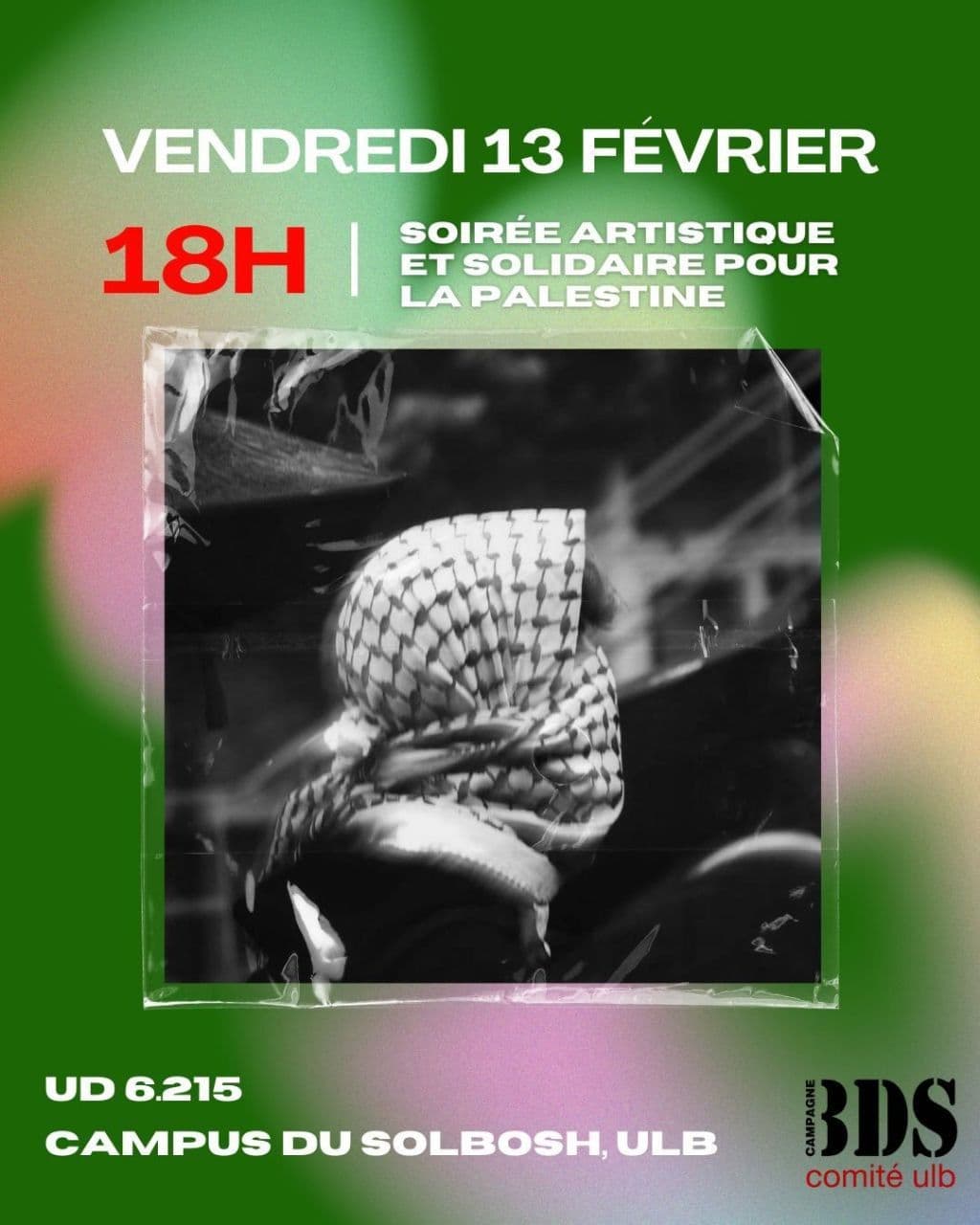 SOIRÉE ARTISTIQUE ET SOLIDAIRE POUR LA PALESTINE
