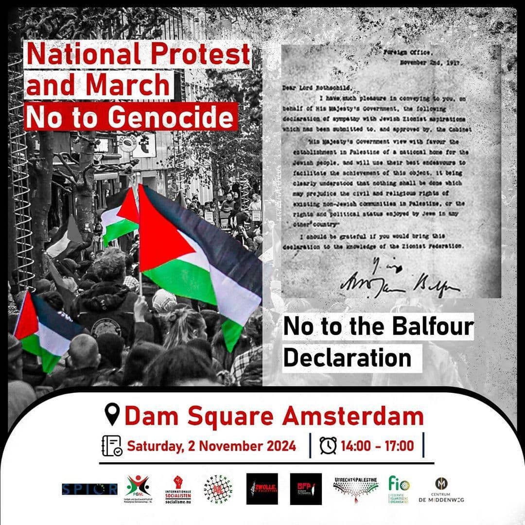 National Protest and March No to Genocide