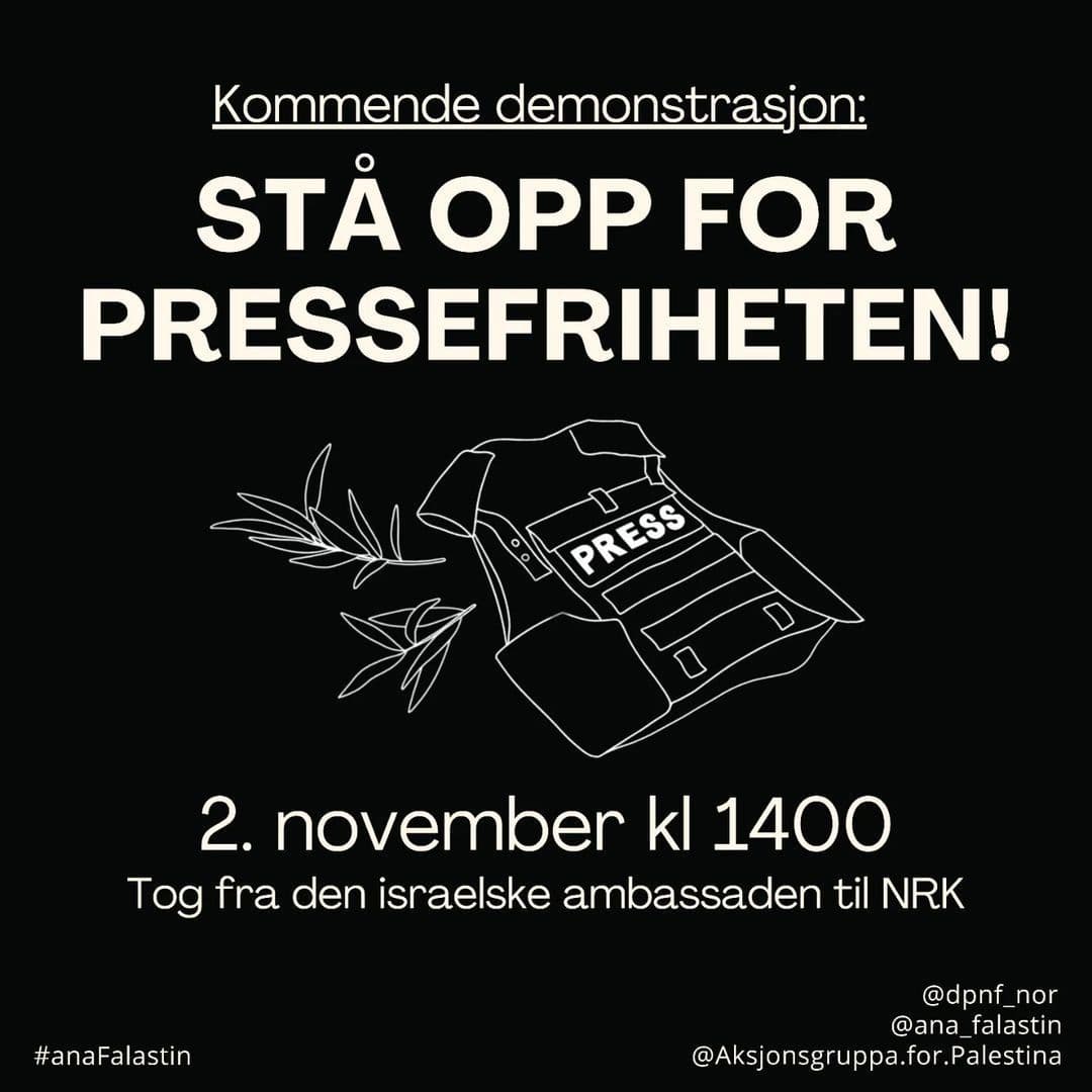 STÀ OPP FOR PRESSEFRIHETEN!