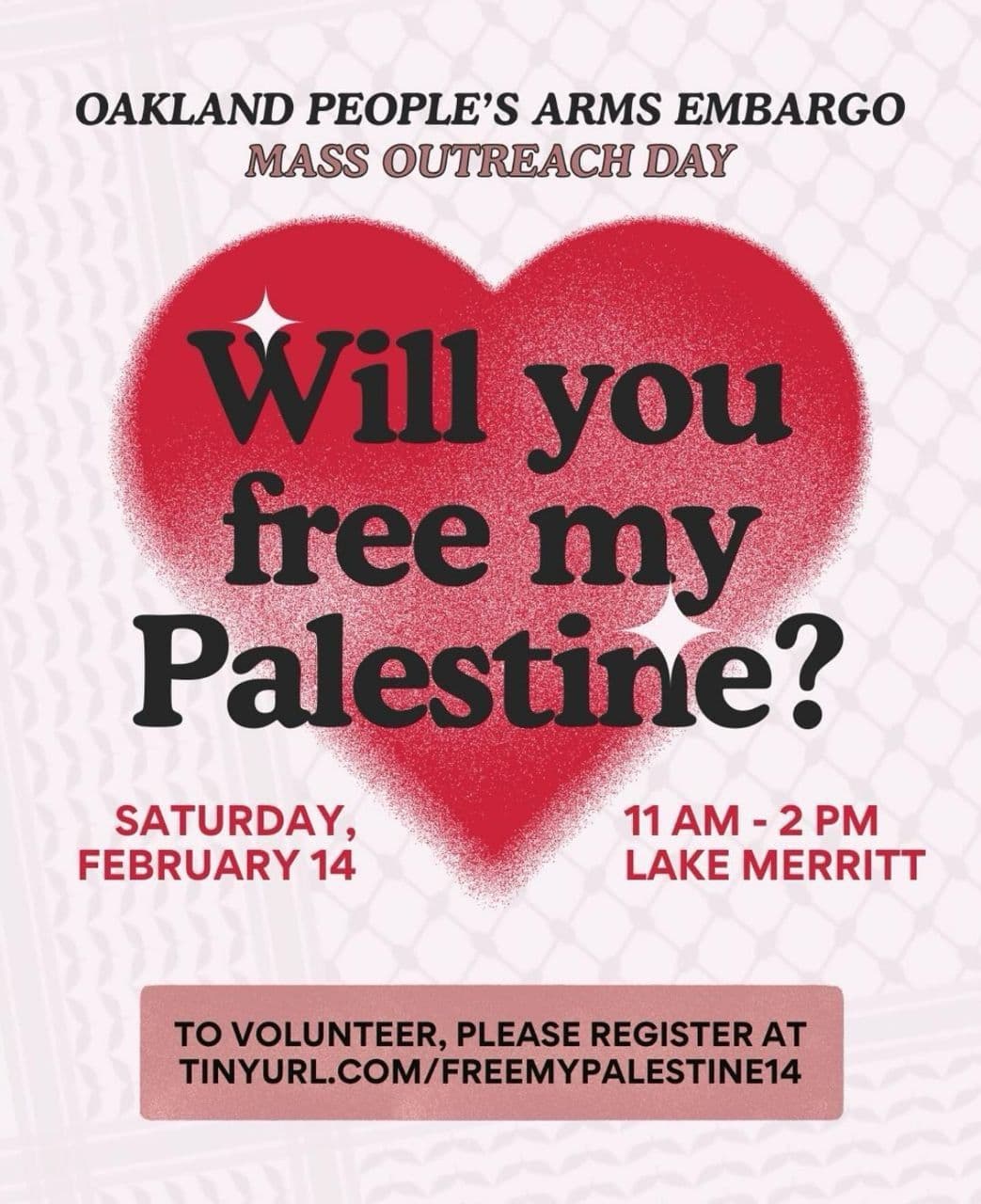 Will you free my Palestine?