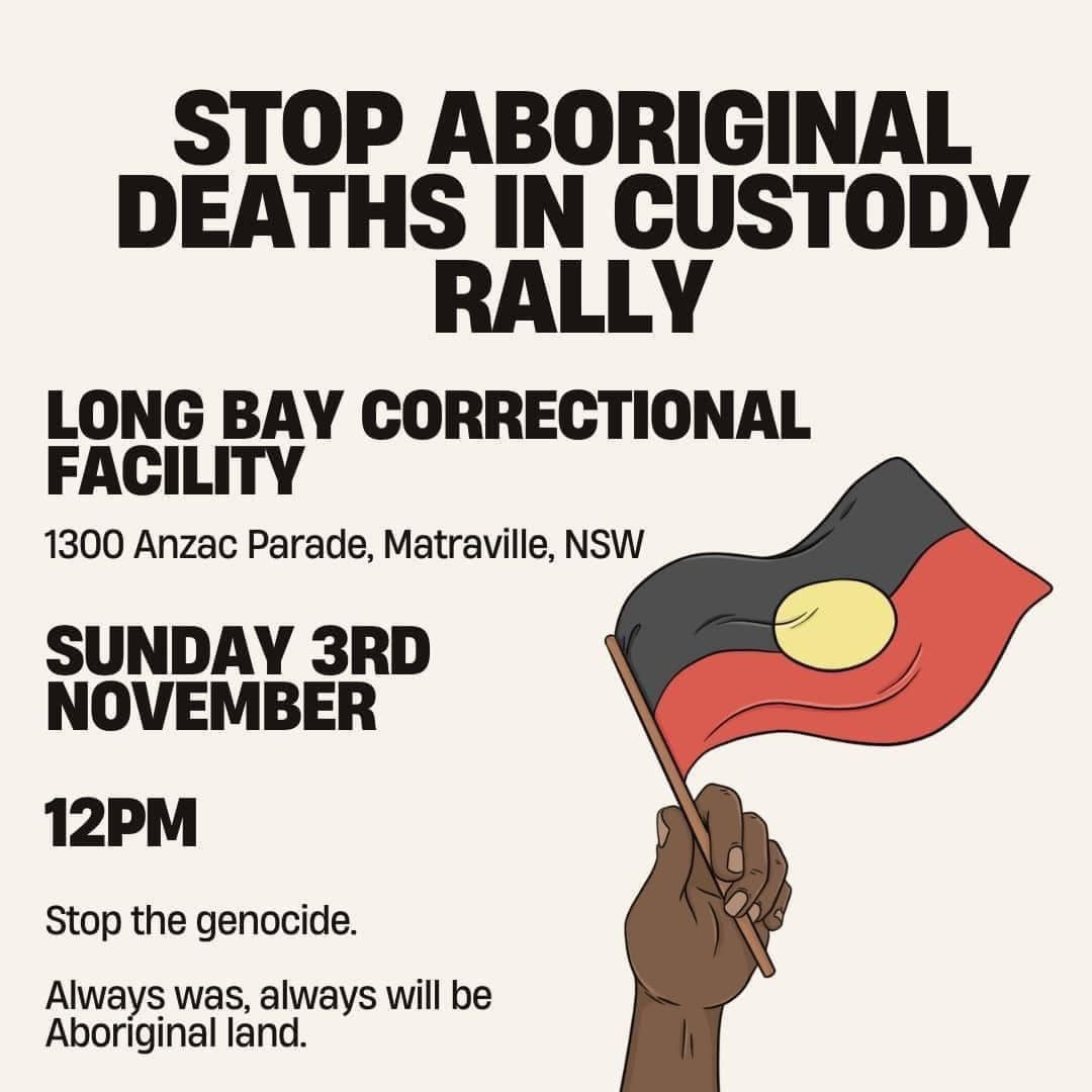 STOP ABORIGINAL DEATHS IN CUSTODY RALLY