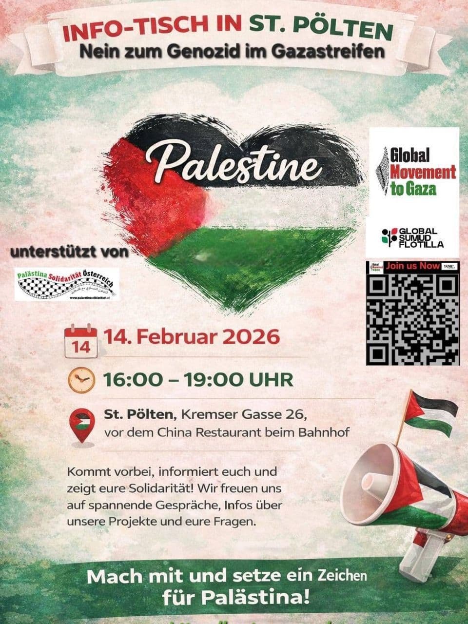 INFO-TISCH IN ST. PÖLTEN