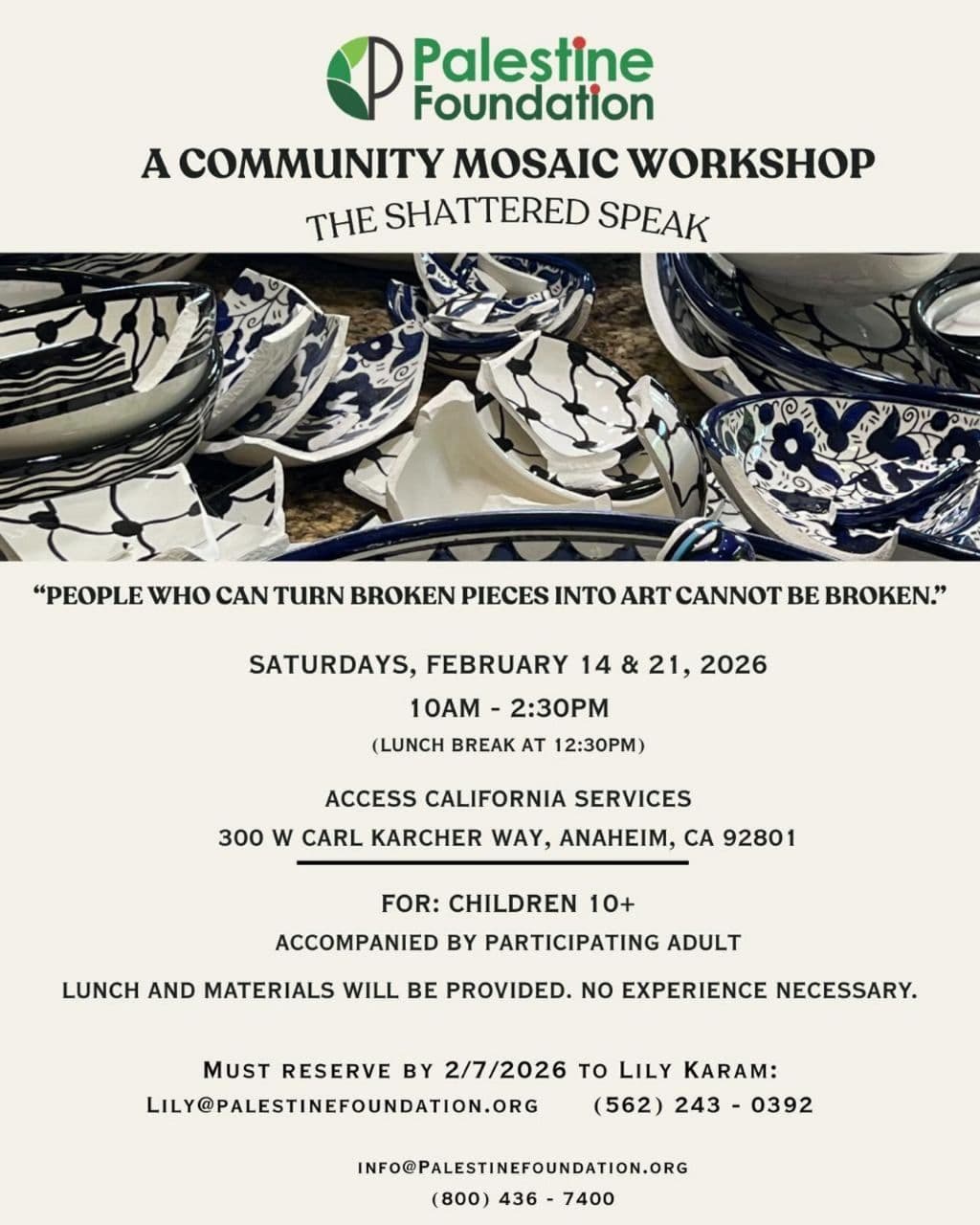 A COMMUNITY MOSAIC WORKSHOP