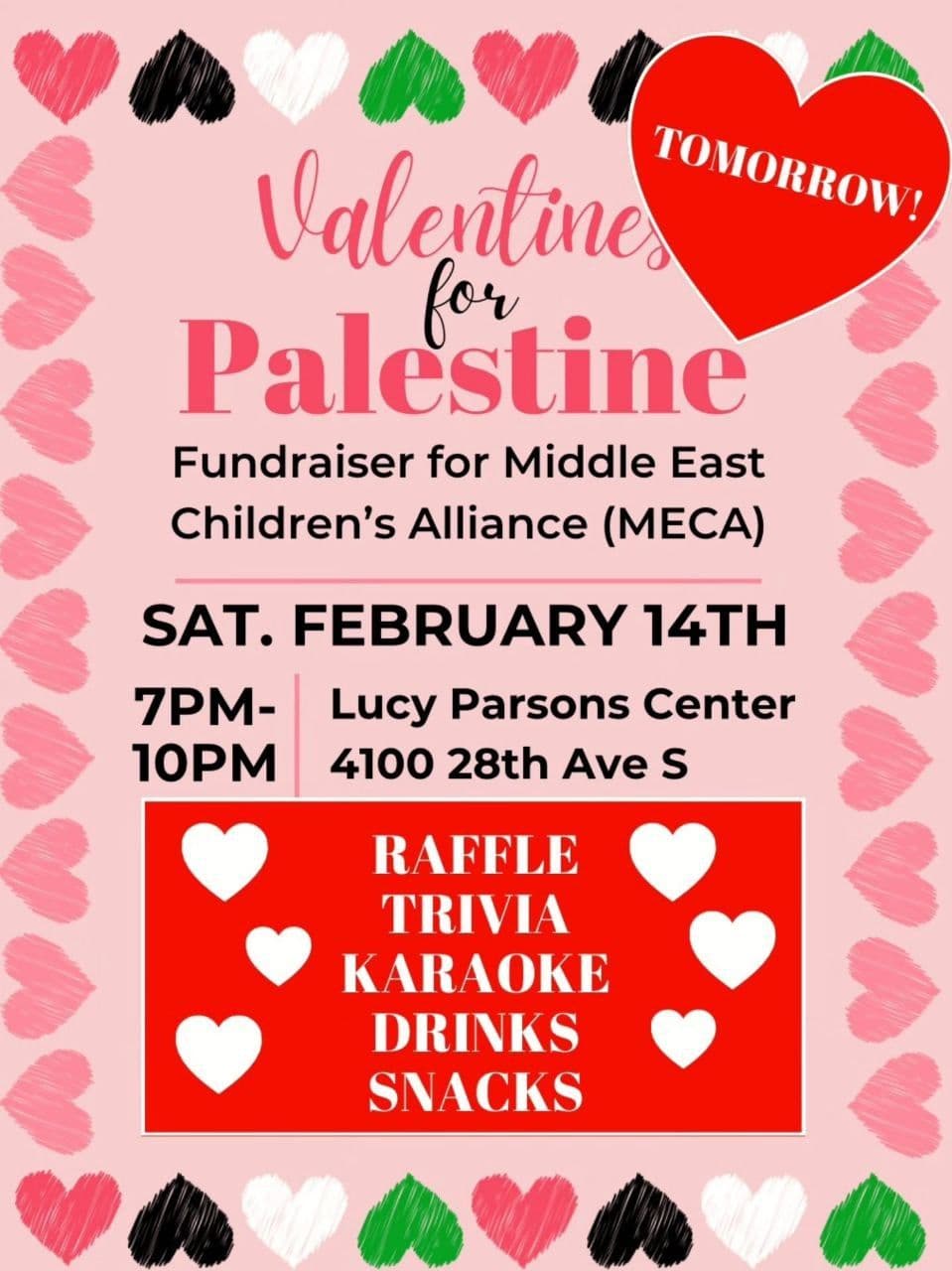 Valentines for Palestine