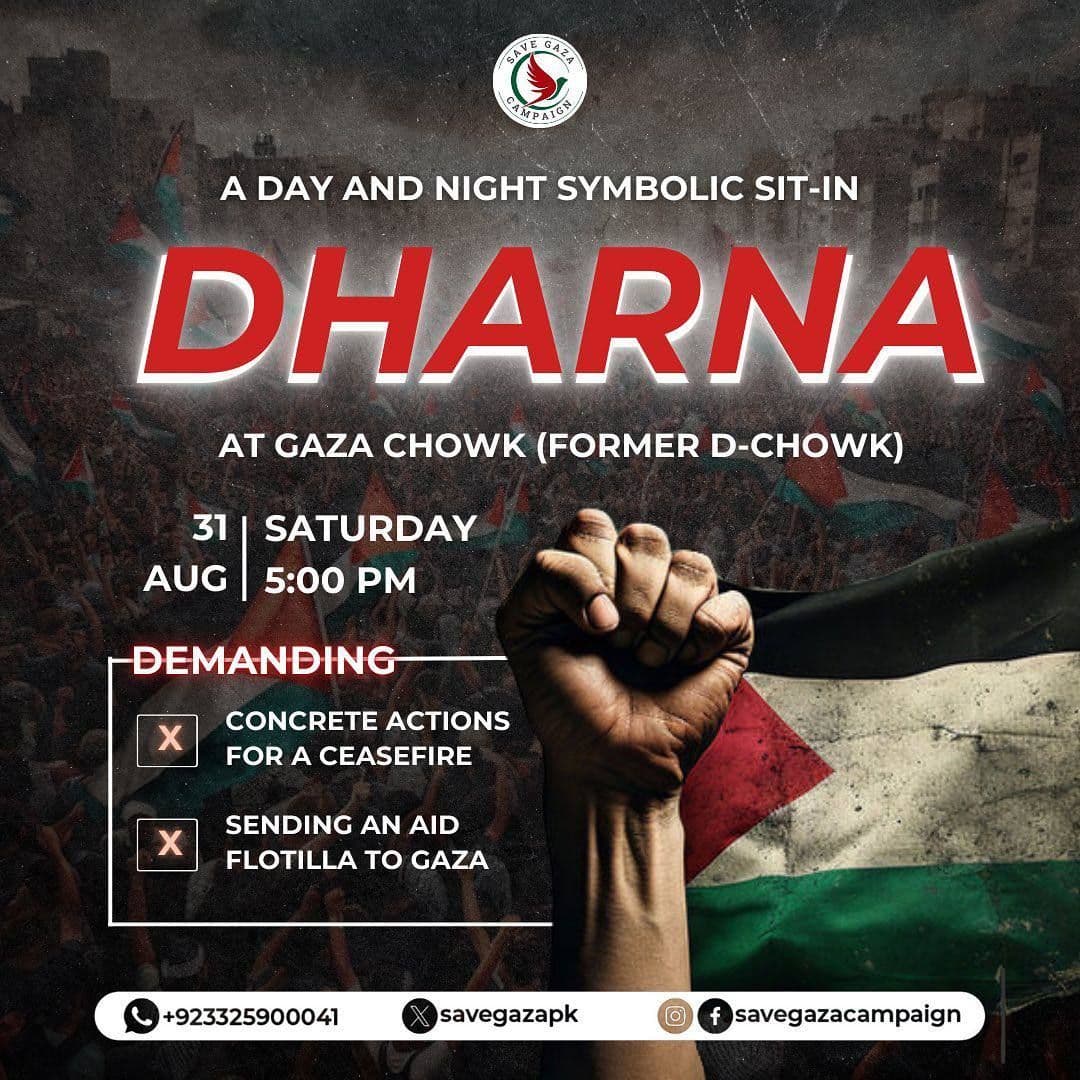 A DAY AND NIGHT SYMBOLIC SIT-IN DHARNA