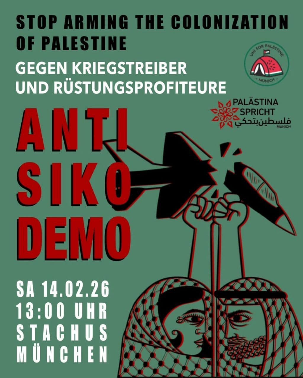 STOP ARMING THE COLONIZATION OF PALESTINE