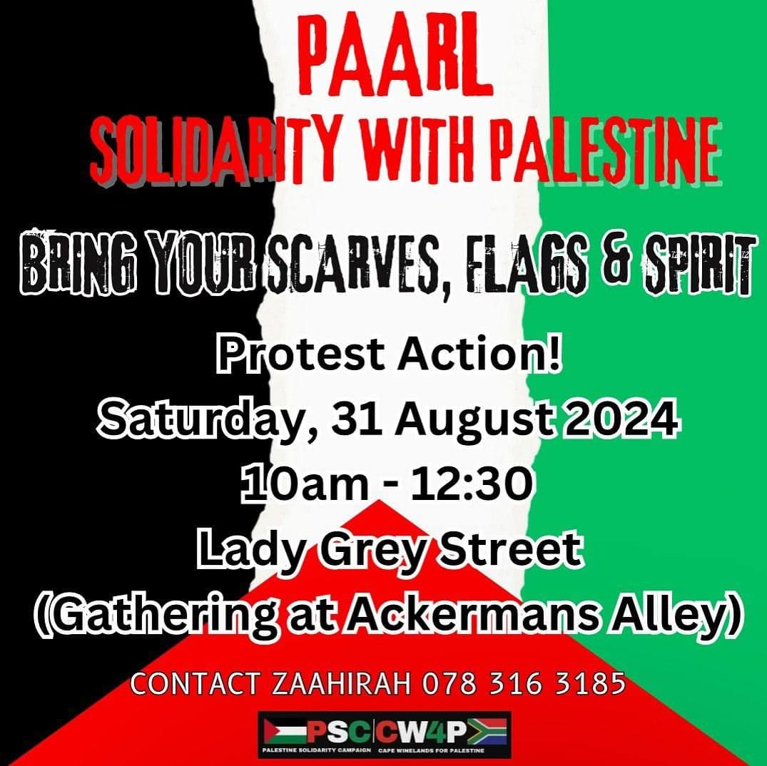 PAARL SOLIDARTY WITH PALESTINE