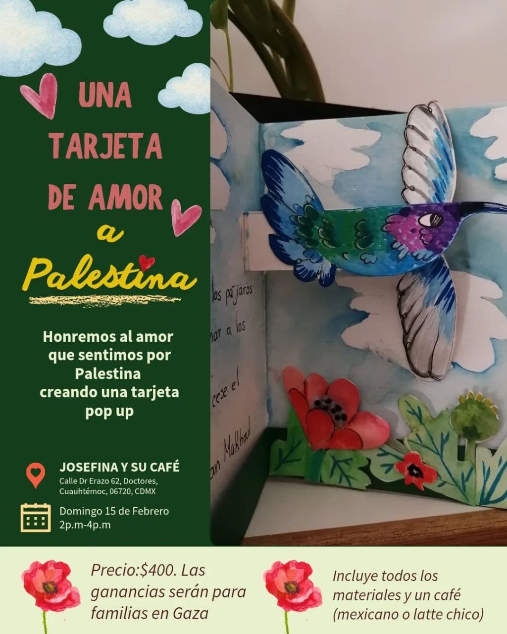 UNA TARJETA DE AMOR a Palestina