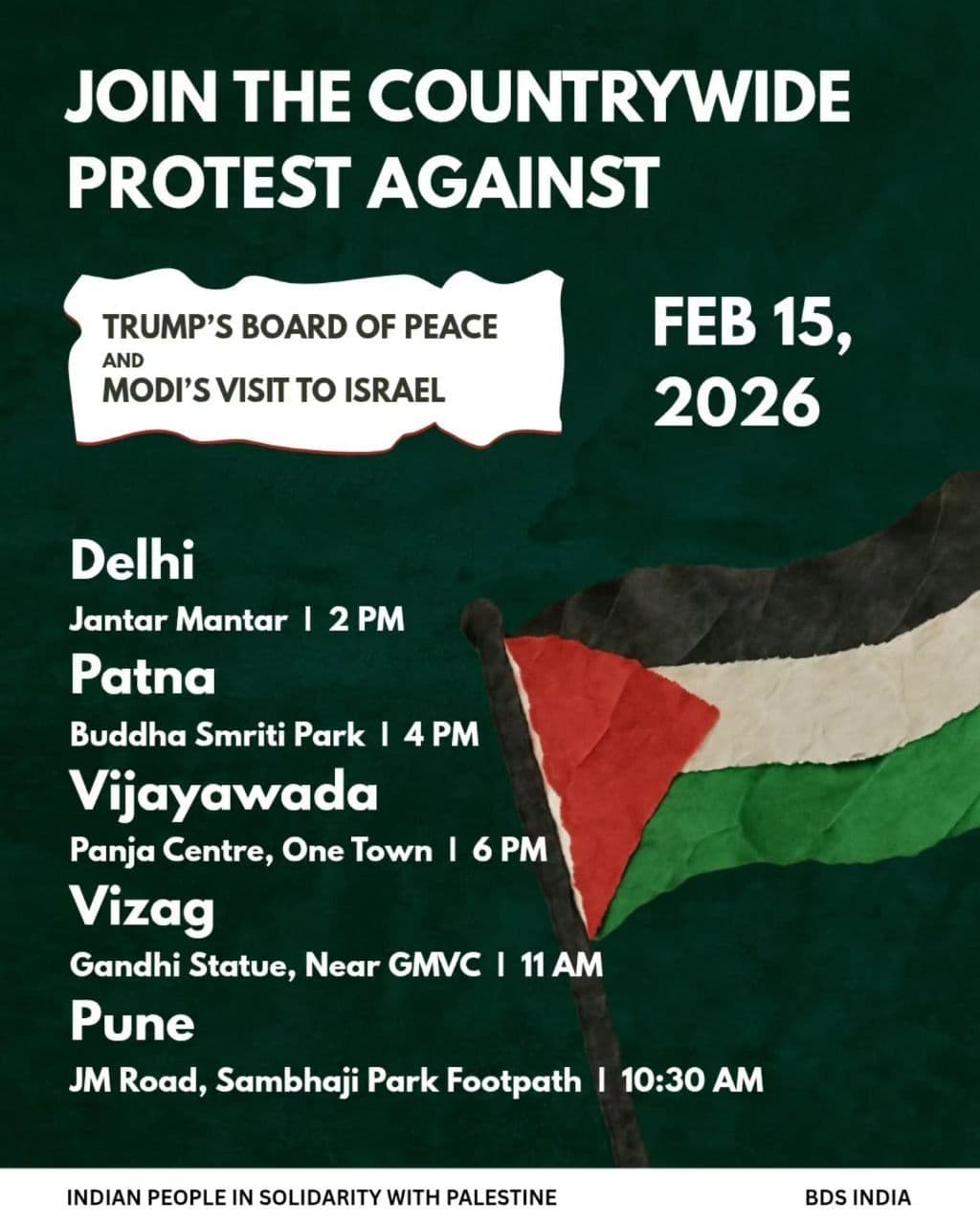 JOIN THE COUNTRYWIDE PROTEST AGAINST / Pune