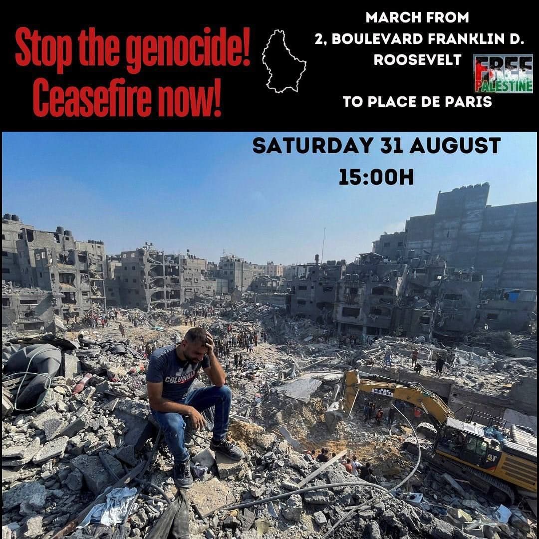 Stop the genocide! Ceasefire now!