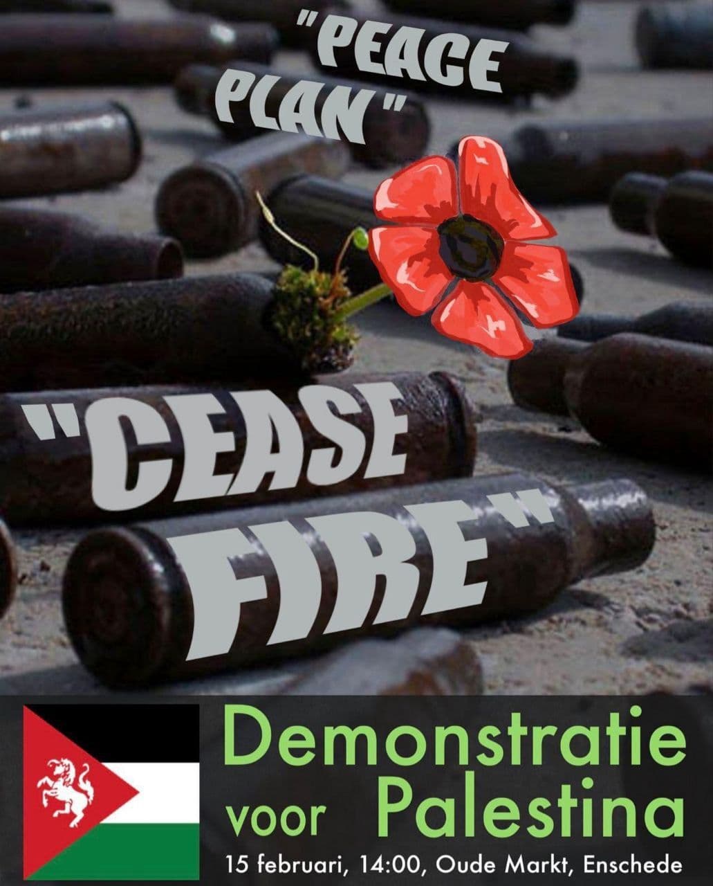 Demonstratie voor Palestina