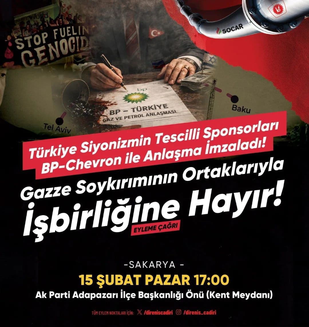 Gazze Soykiriminin Ortaklariyla Isbirligine Hayir!