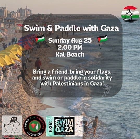 Swim & Paddle with Gaza