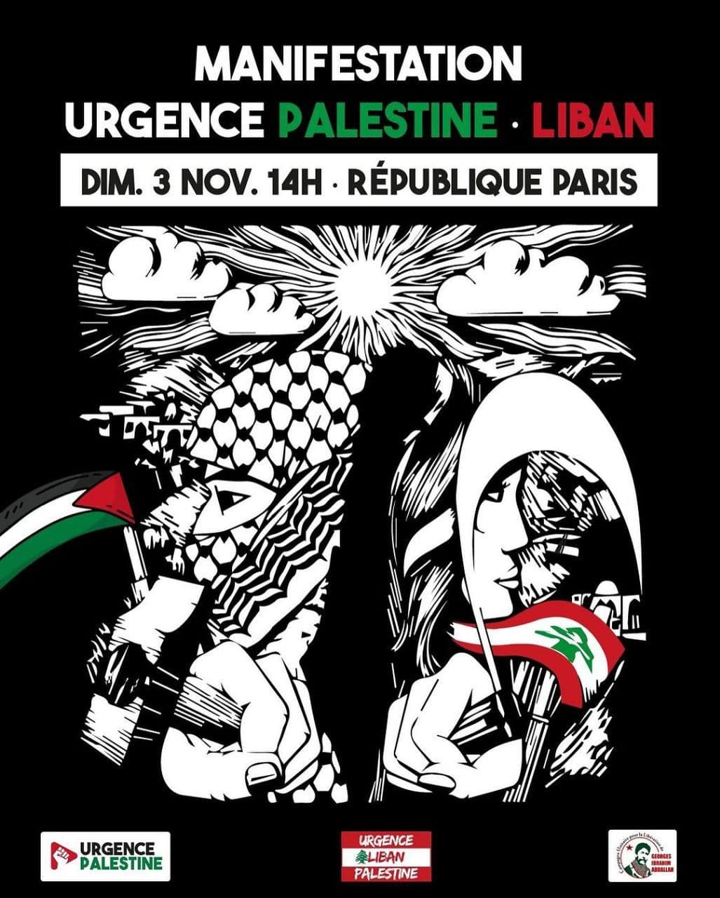 MANIFESTATION URGENCE PALESTINE • LIBAN