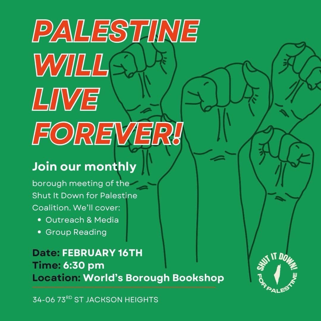 PALESTINE WILL LIVE FOREVER!