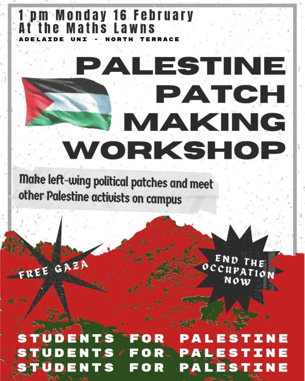 PALESTINE PATCH MAKING WORKSHOP