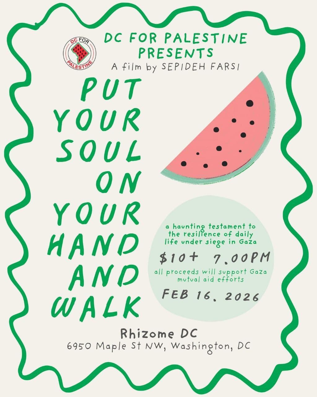 PUT YOUR SOUL ON YOUR HAND AND Walk