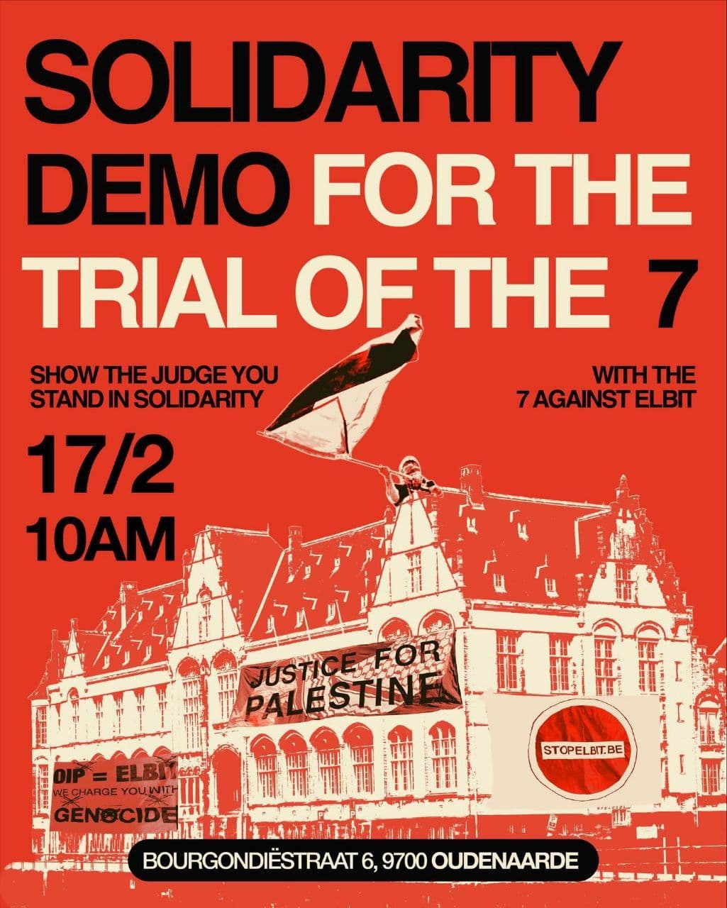 SOLIDARITY DEMO FOR THE TRIAL OF THE 7