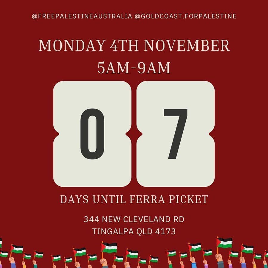 DAYS UNTIL FERRA PICKET