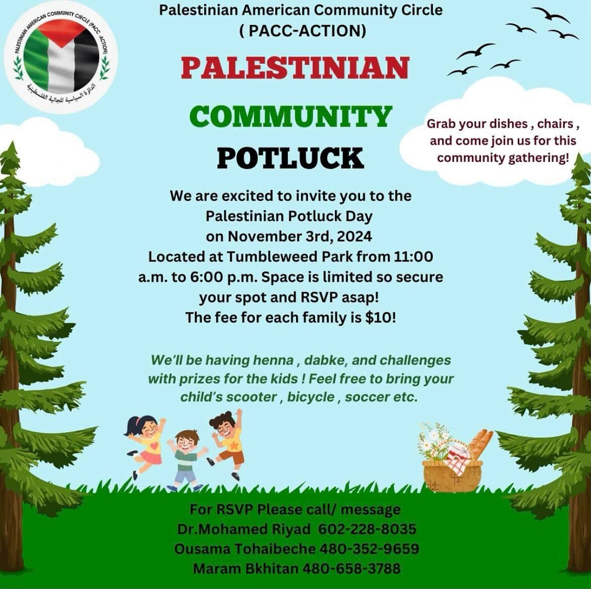 PALESTINIAN COMMUNITY POTLUCK