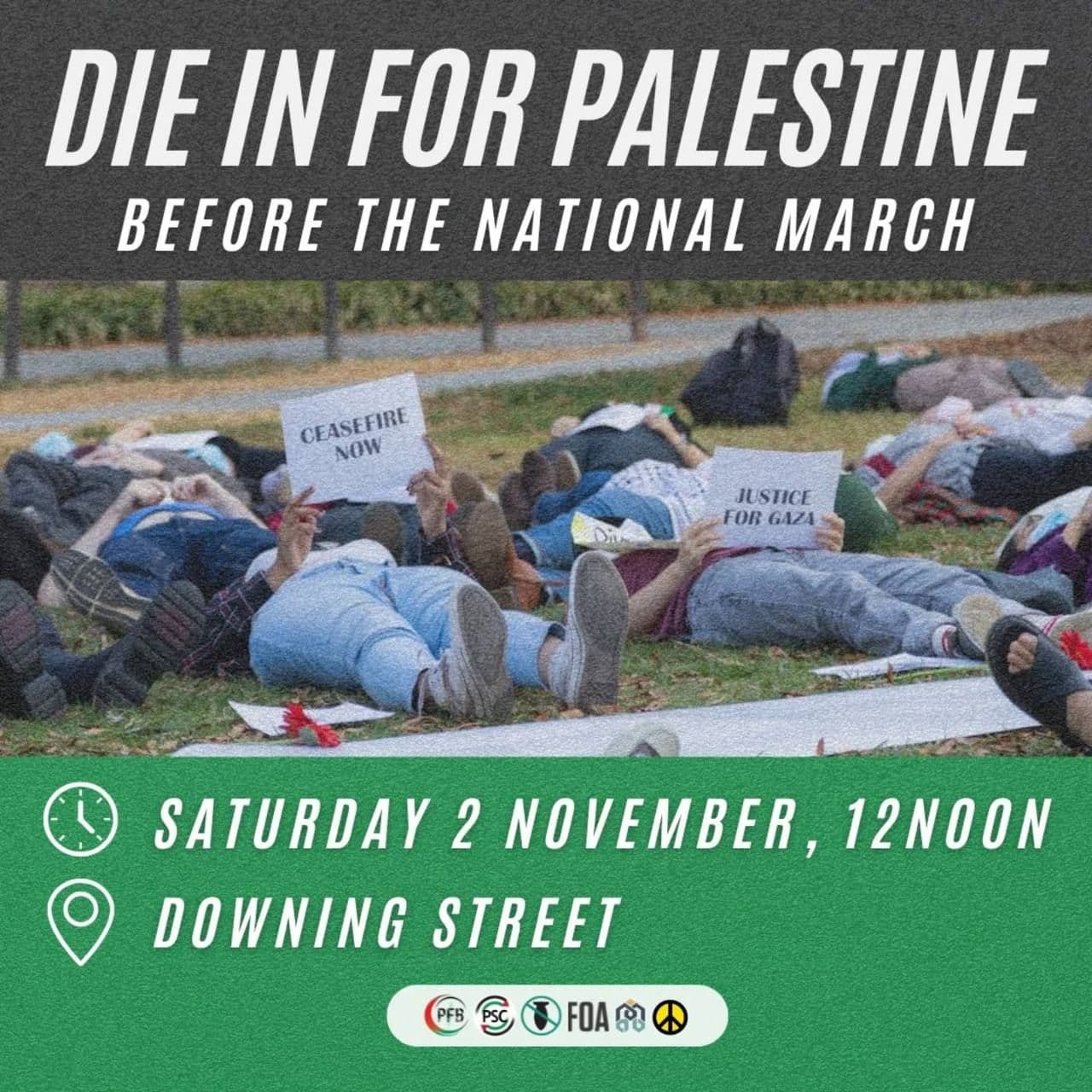 DIE IN FOR PALESTINE