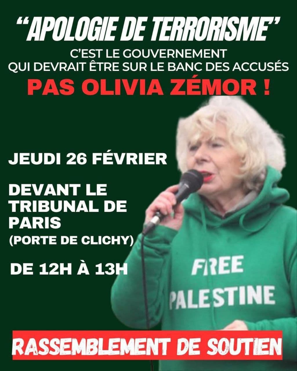 "APOLOGIE DE TERRORISME"