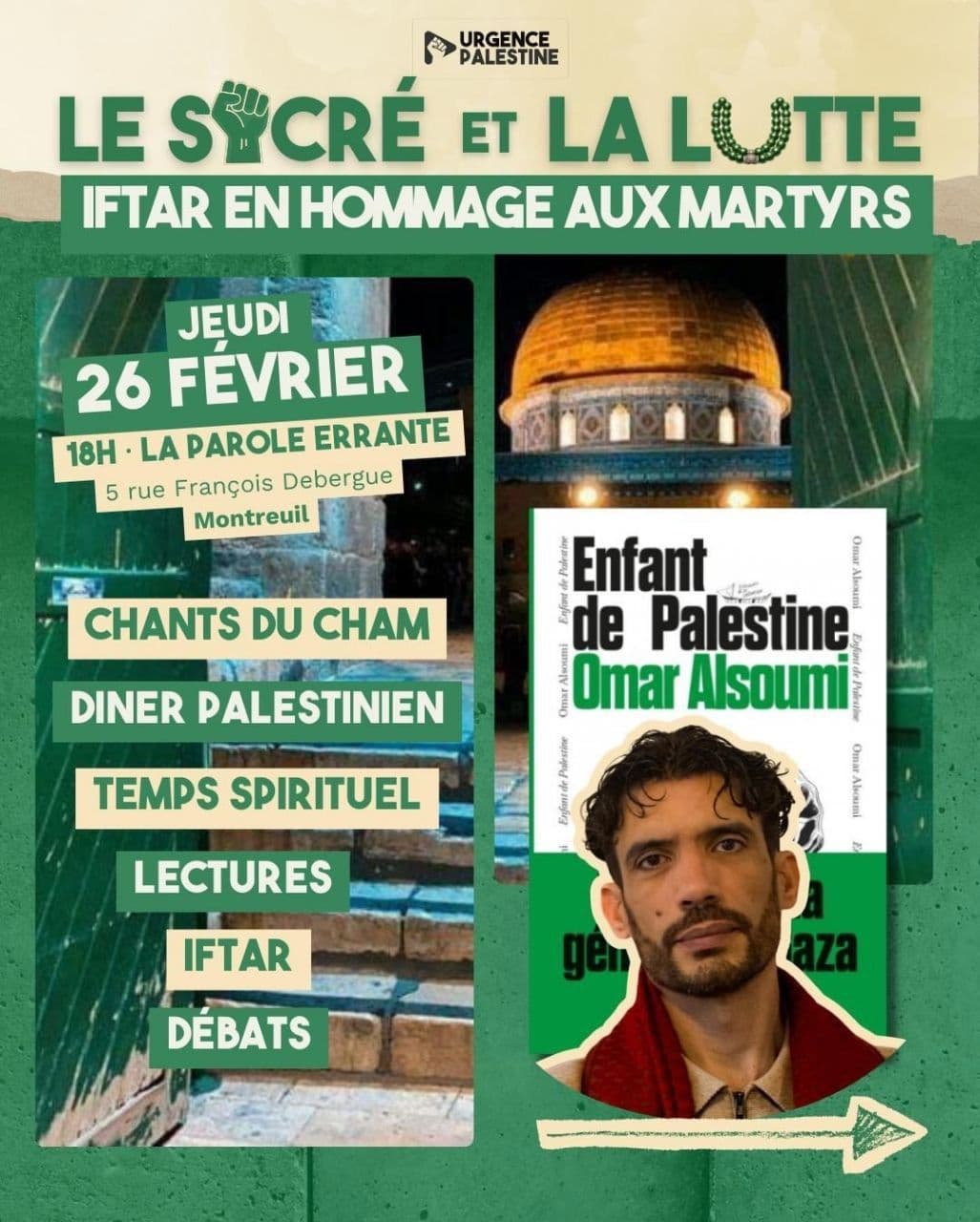 Le sacré et la lutte.