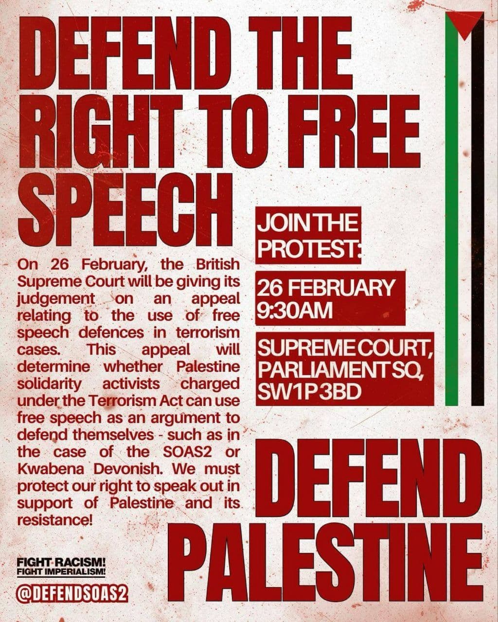 DEFEND THE RIGHT TO FREE SPEECH