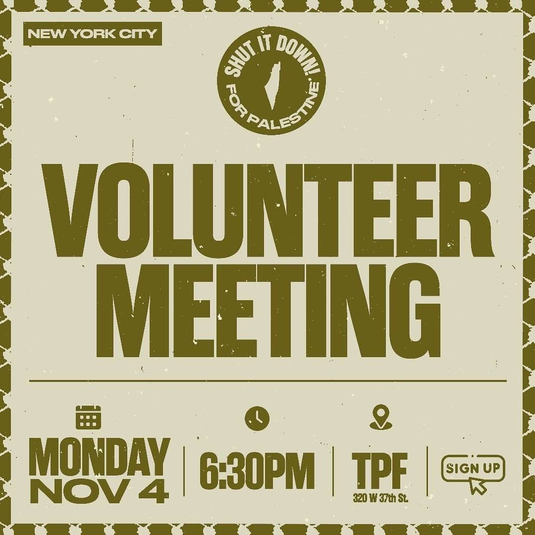 VOLUNTEER MEETING