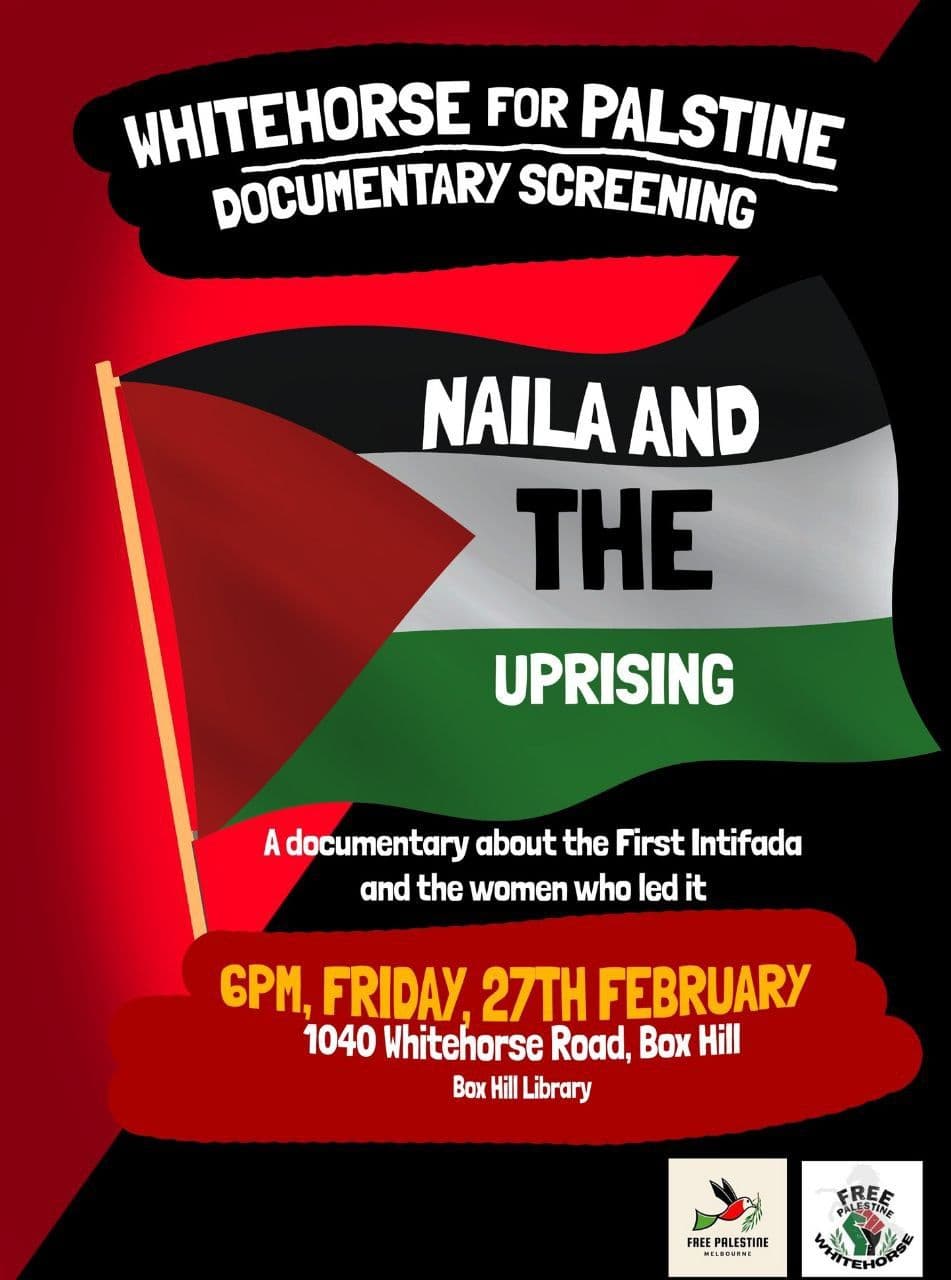 WHITEHORSE FOR PALSTINE