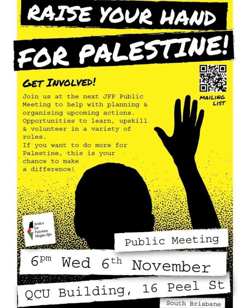 RAISE YOUR HAND FOR PALESTINE!