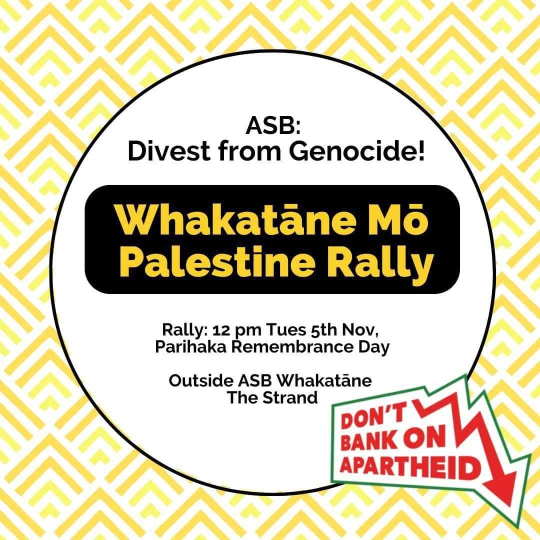 Whakatane Mo Palestine Rally