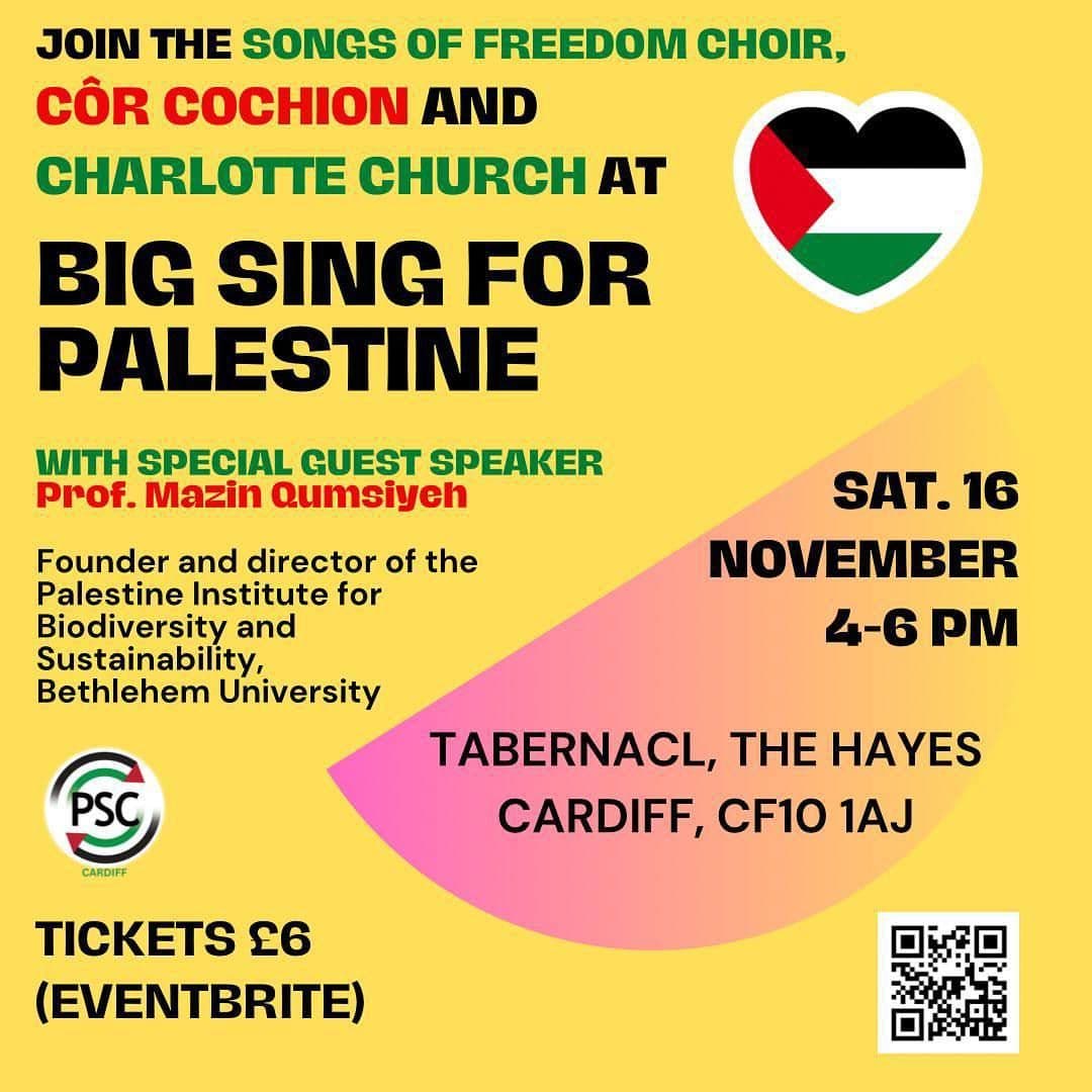 BIG SING FOR PALESTINE