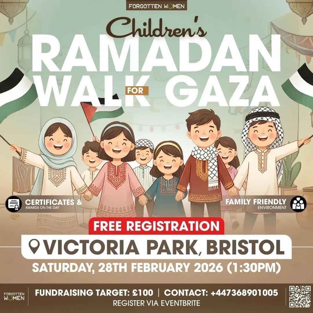 Childrens RAMADAN WALK FOR GAZA