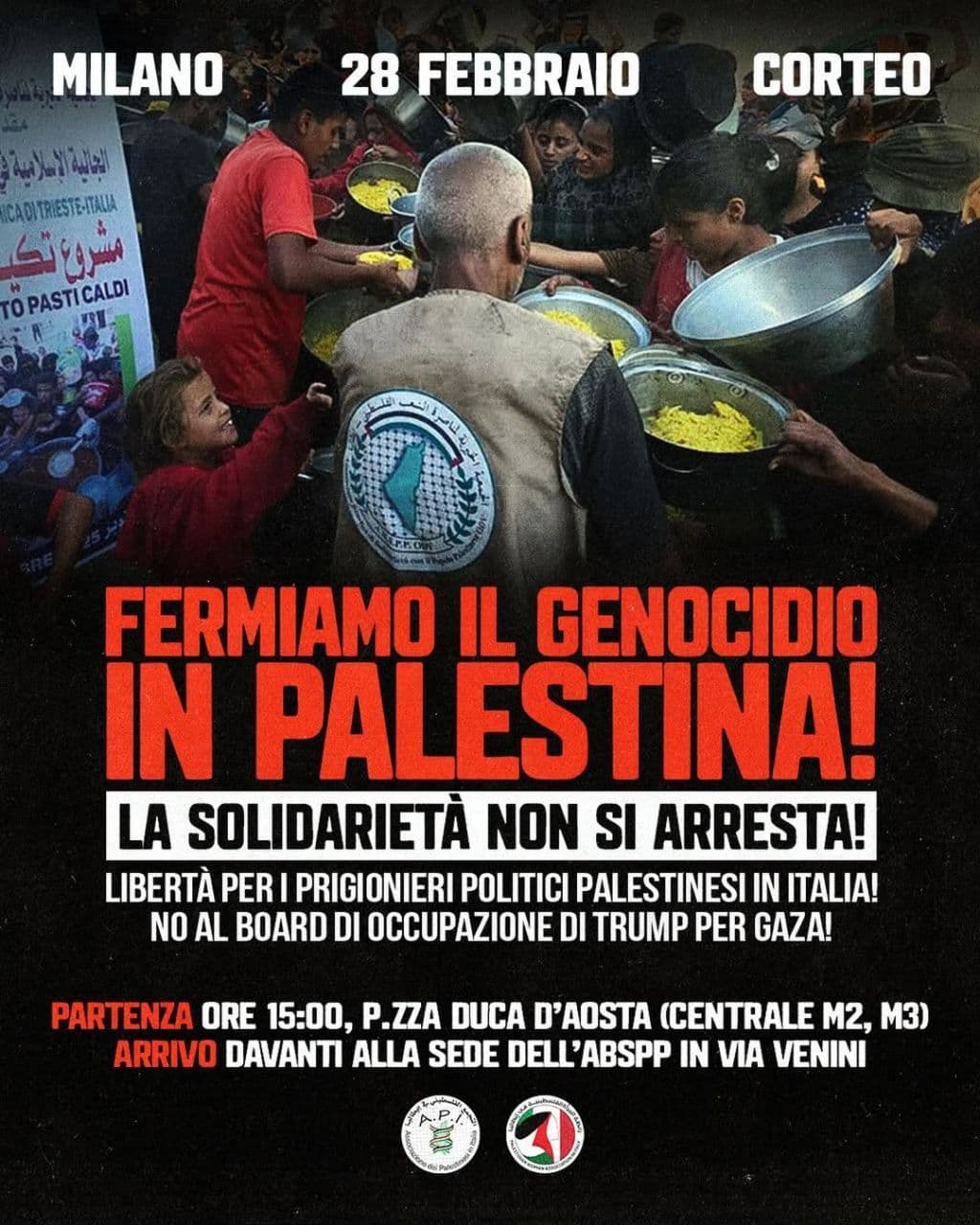 FERMIAMO IL GENOCIDIO IN PALESTINA!