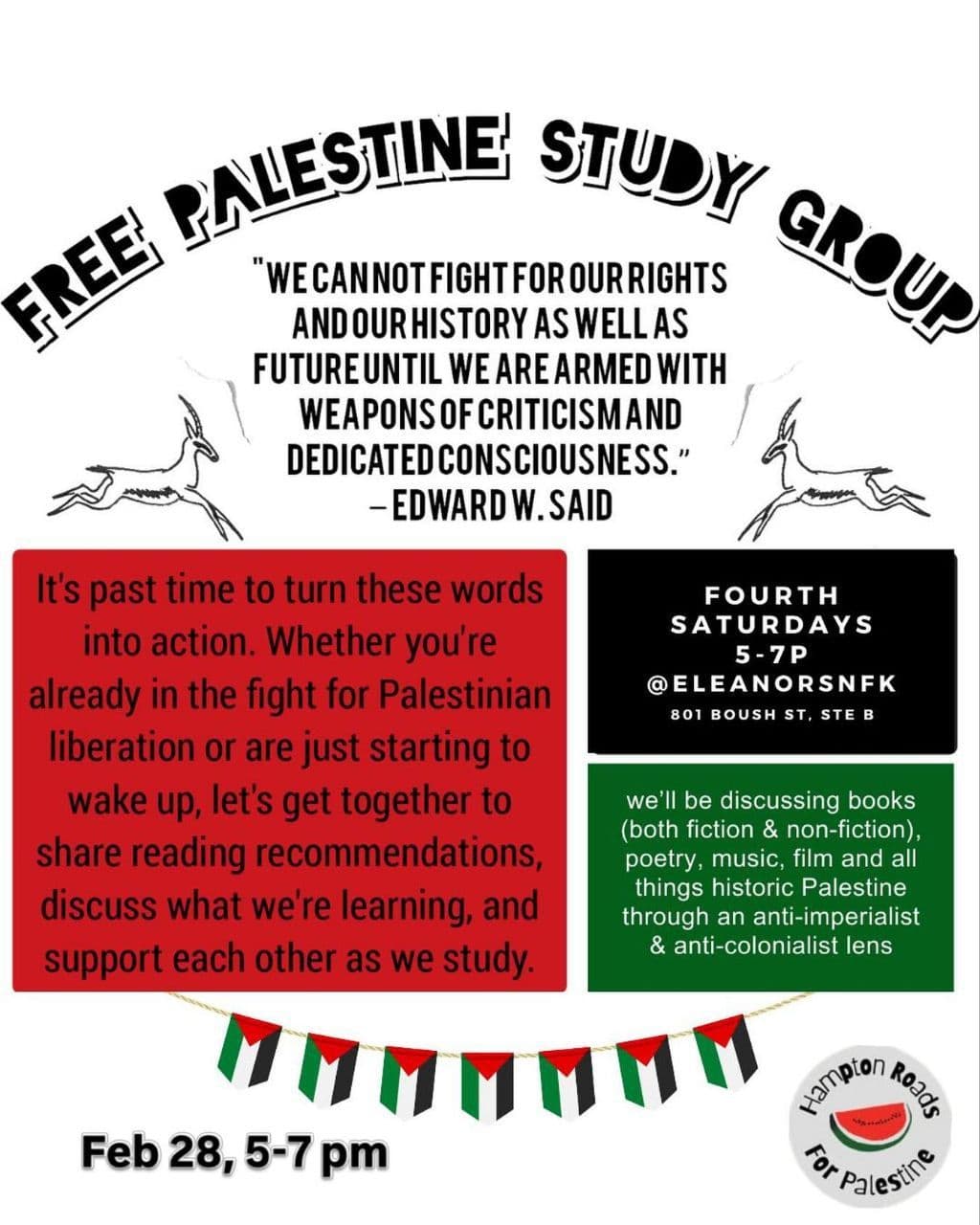 FREE PALESTINE STUDY GROUP