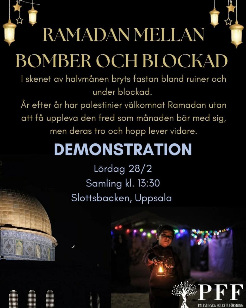 RAMADAN MELLAN BOMBER OCH BLOCKAD