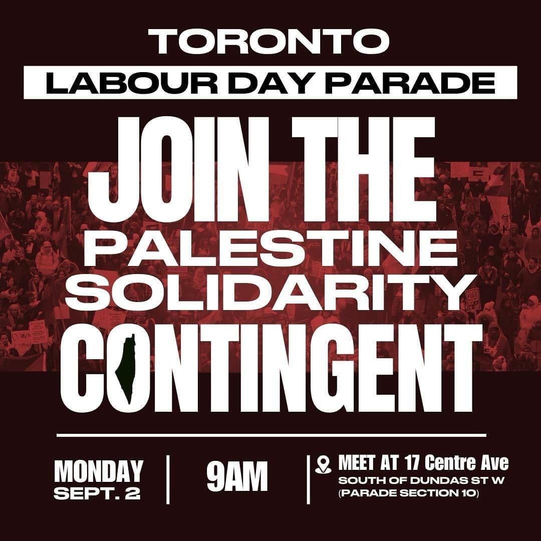 JOIN THE PALESTINE SOLIDARITY CONTINGENT