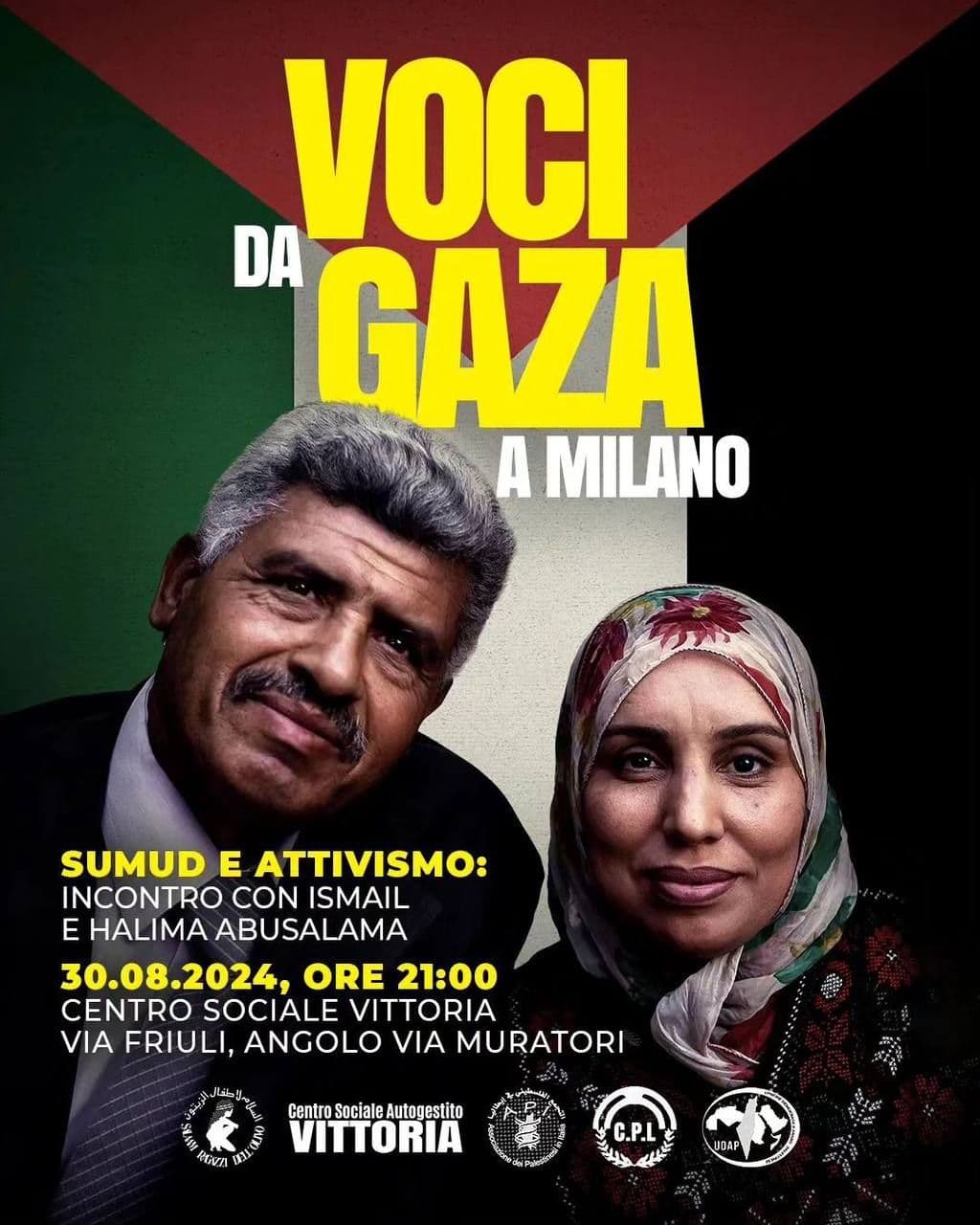 VOCI DA GAZA A MILANO