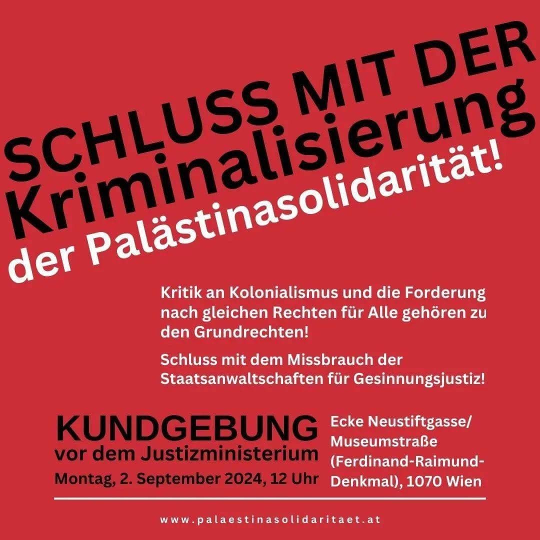 SCHLUSS MIT DER Kriminalisierung