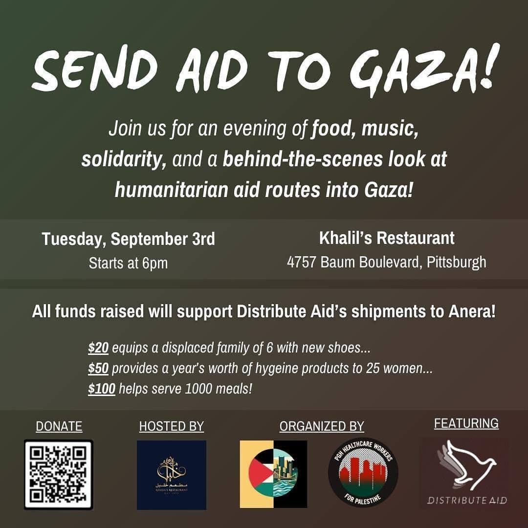 SEND AID TO GAZA!